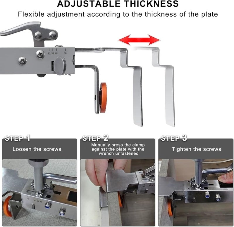 Jikbeed Drawer Front Installation Clamps, Drawer Clamps for Drawer Panel Installation Fixing Clips, Easy, Labor-Saving, and Efficient Drawer Fixing Clip - Image 5